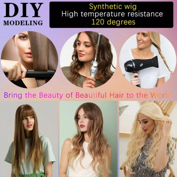 Synthetic High Temp DIY with cap styling Wig - Picture 5 of 8